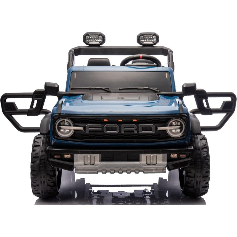 Auto Macchina Elettrica per Bambini 24V Ford Bronco Raptor Fuoristrada 2 Posti con Telecomando 0975 – Variante Blu