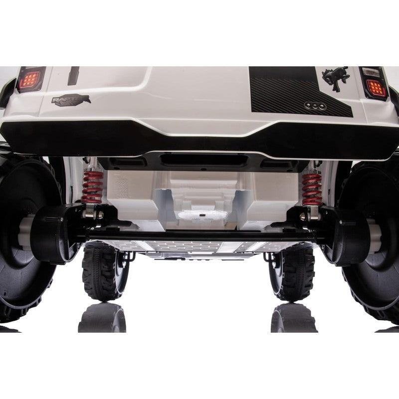 Auto Macchina Elettrica per Bambini 24V Ford Bronco Raptor Fuoristrada 2 Posti con Telecomando 0975 – Variante Bianco