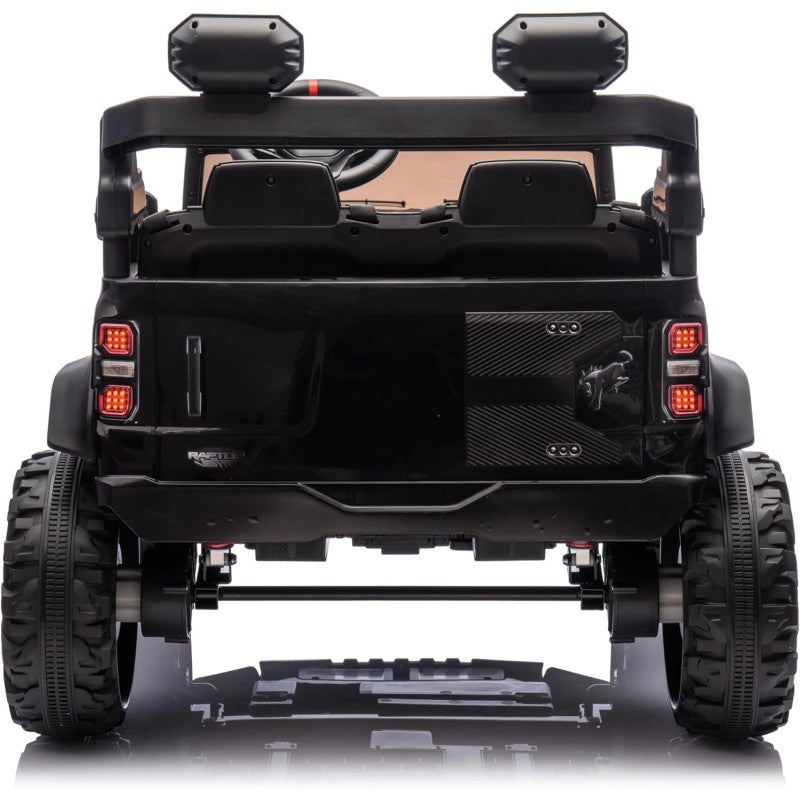 Auto Macchina Elettrica per Bambini 24V Ford Bronco Raptor Fuoristrada 2 Posti con Telecomando 0975 – Variante Nero