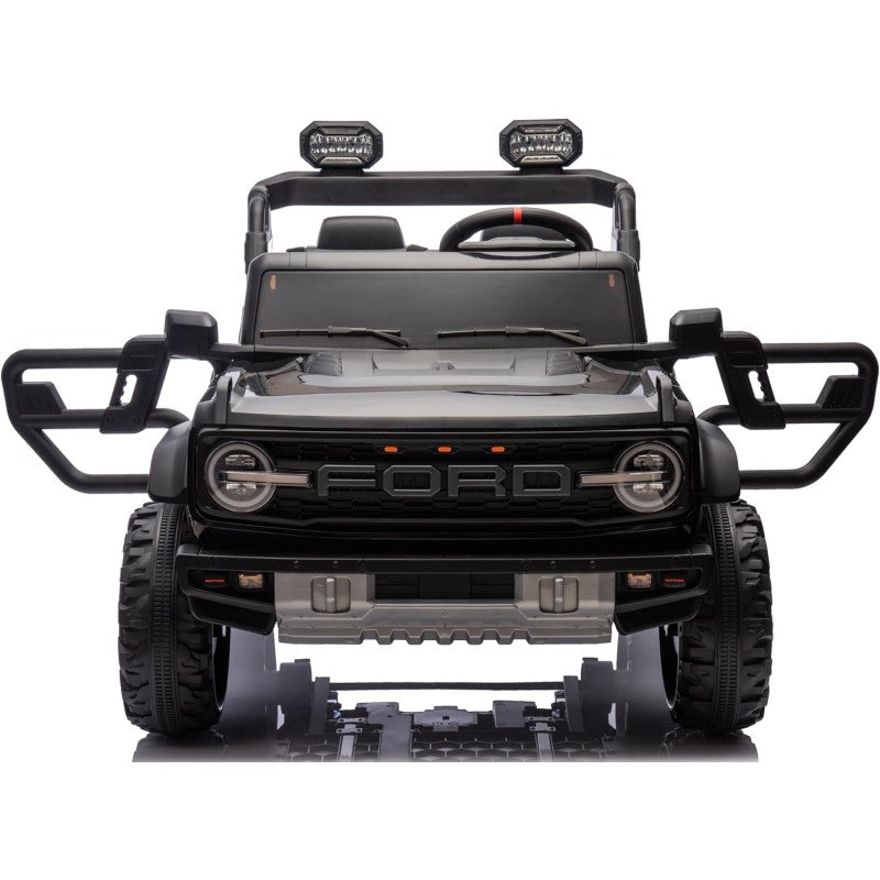 Auto Macchina Elettrica per Bambini 24V Ford Bronco Raptor Fuoristrada 2 Posti con Telecomando 0975 – Variante Nero
