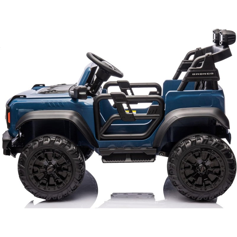 Auto Macchina Elettrica per Bambini 24V Ford Bronco Raptor Fuoristrada 2 Posti con Telecomando 0975 – Variante Blu