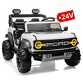 Auto Macchina Elettrica per Bambini 24V Ford Bronco Raptor Fuoristrada 2 Posti con Telecomando 0975 – Variante Bianco