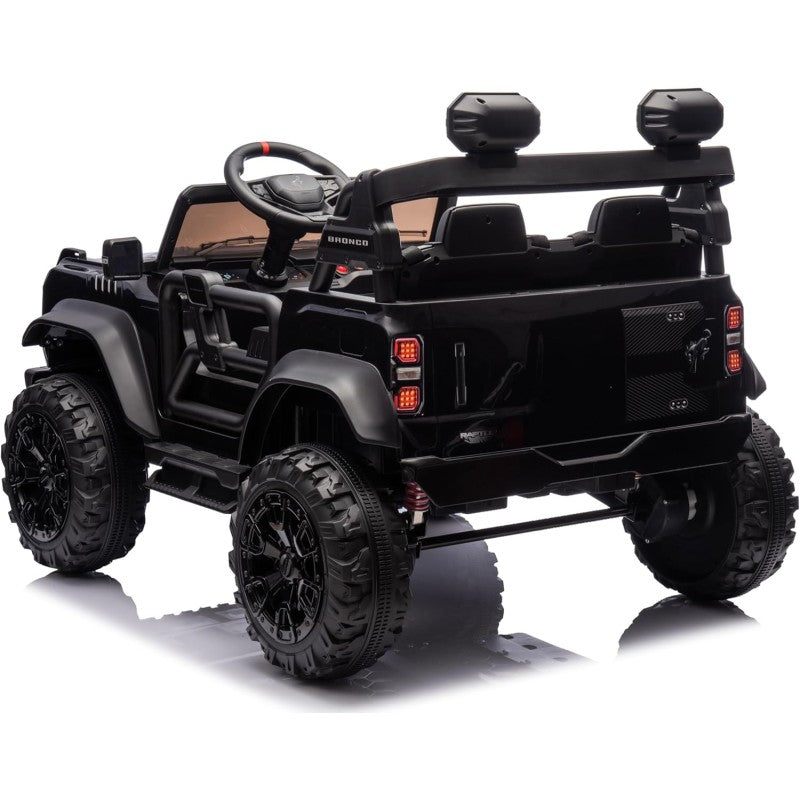 Auto Macchina Elettrica per Bambini 24V Ford Bronco Raptor Fuoristrada 2 Posti con Telecomando 0975 – Variante Nero
