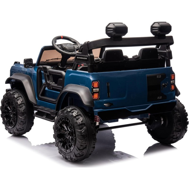 Auto Macchina Elettrica per Bambini 24V Ford Bronco Raptor Fuoristrada 2 Posti con Telecomando 0975 – Variante Blu