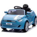 Auto Macchina Elettrica per Bambini Nuova Fiat 500e 12V con Telecomando e Cinture di Sicurezza – Variante Blu