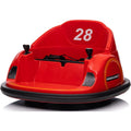 Autoscontro Elettrico 12V per Bambini Giostrina Bumper Car girevole 360 con Telecomando Cintura di Sicurezza Luci a Led