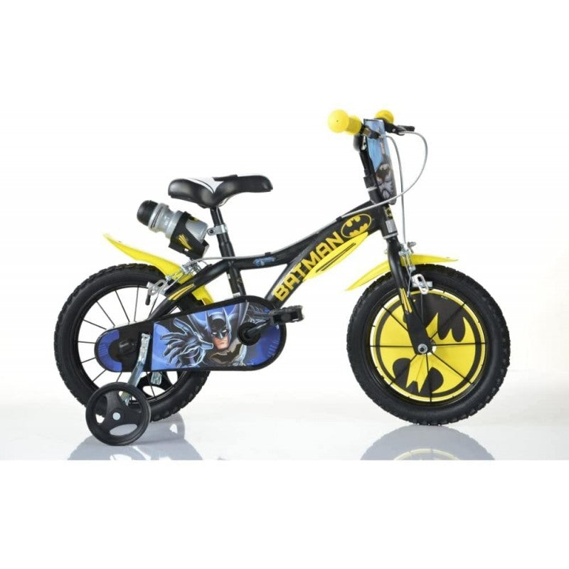 Dino Bikes Bicicletta per Bambini Batman misura 14 Pollici Bimbo ‎614-BT