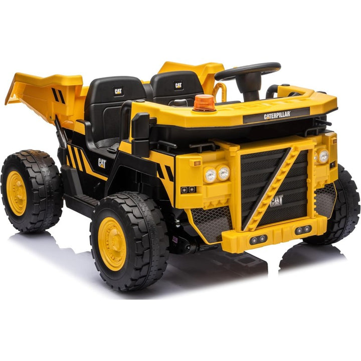 Camion Elettrico per Bambini 2 Posti 24V CAT Caterpillar – Camion da cantiere con Cassone Ribaltabile MT-904