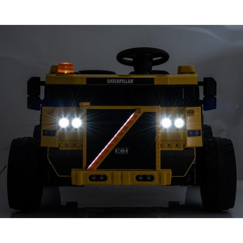 Camion Elettrico per Bambini 2 Posti 24V CAT Caterpillar – Camion da cantiere con Cassone Ribaltabile MT-904