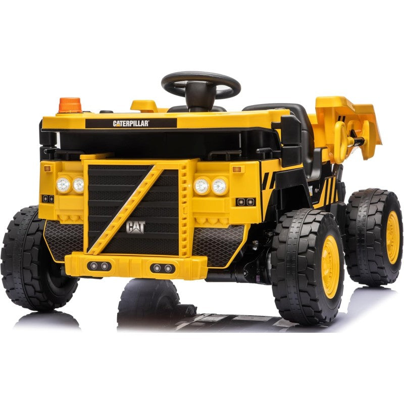 Camion Elettrico per Bambini 2 Posti 24V CAT Caterpillar – Camion da cantiere con Cassone Ribaltabile MT-904