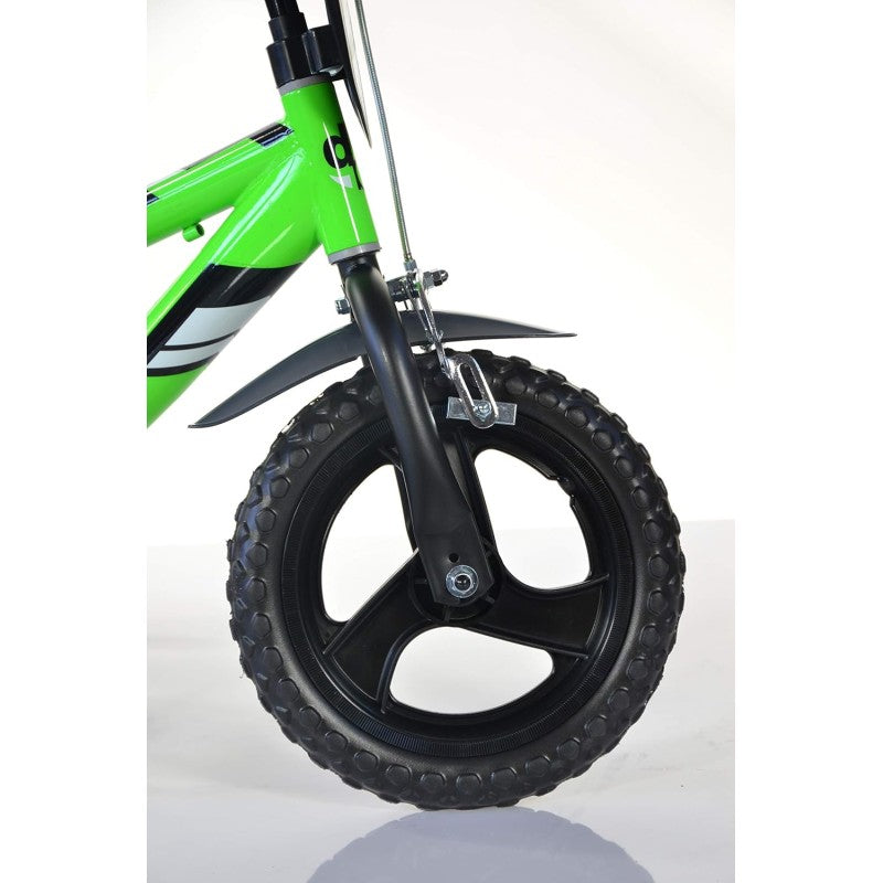 Dino Bikes 412UL-R88 Bicicletta 12 Pollici bambini e ragazzi verde/nero