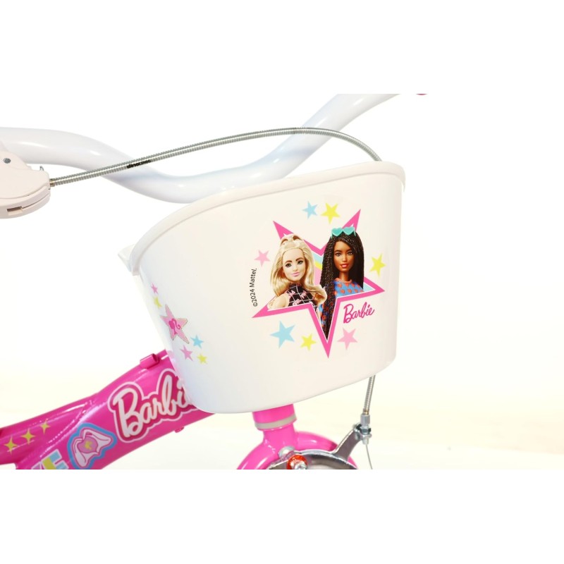 DINO BIKES 612GL-02BA Bicicletta Barbie 12 Pollici adatta a bambine di altezza tra87 e110cm