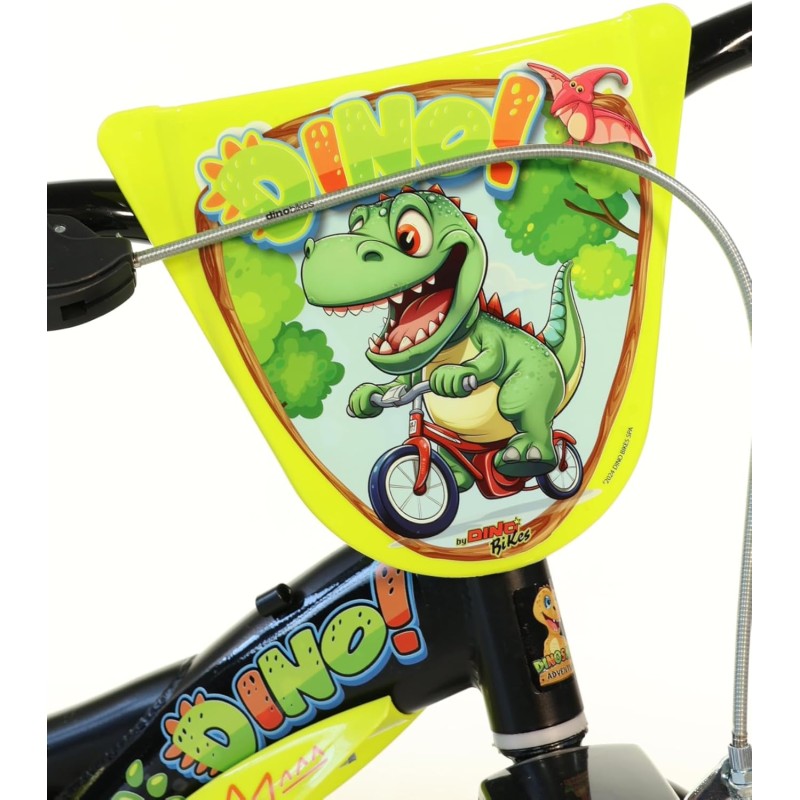 Dino Bikes 612L-DSA Bicicletta Dinosauri 12 pollici per bambini