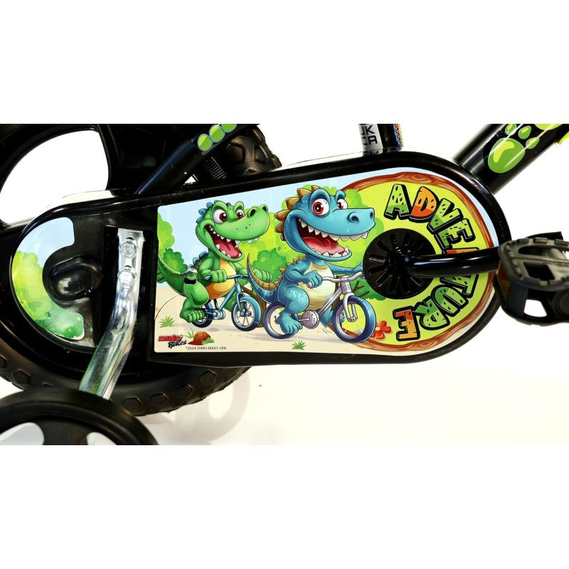 Dino Bikes 612L-DSA Bicicletta Dinosauri 12 pollici per bambini