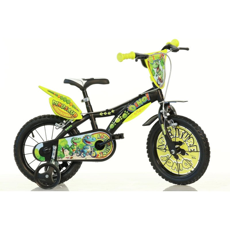 Dino Bikes 614-DSA Bicicletta Dinosauri 14 pollici per Bambini
