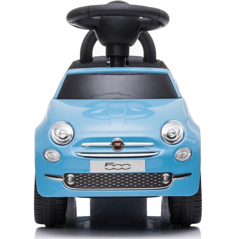 Fiat 500 Macchinina Primi Passi Cavalcabile Per Bambini Con suoni – Variante Azzurro