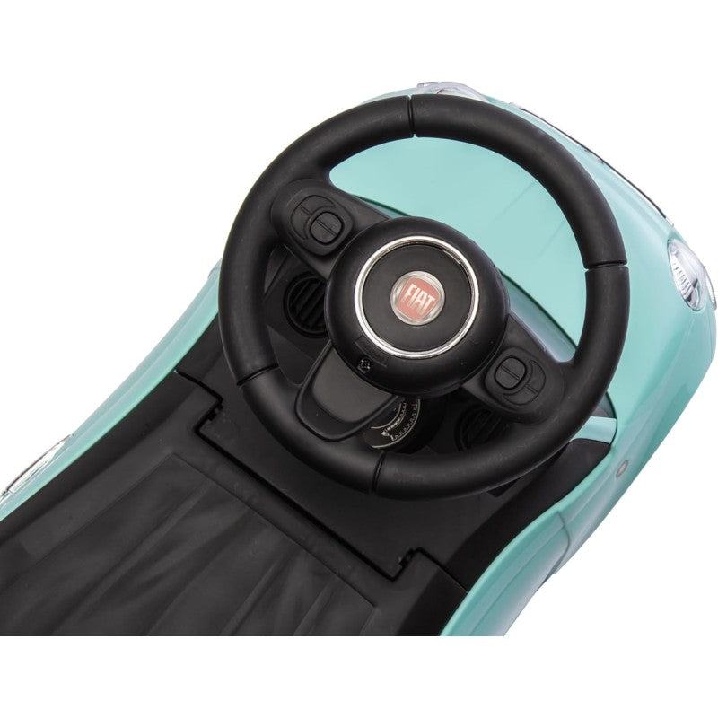 Fiat 500 Macchinina Primi Passi Cavalcabile Per Bambini Con suoni – Variante Verde Tiffany