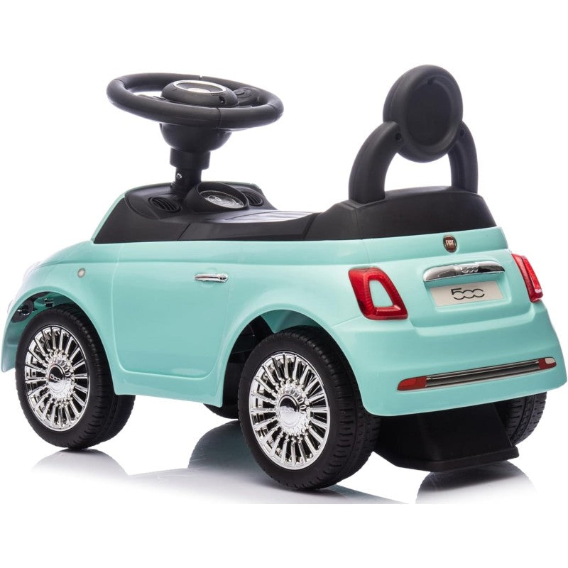 Fiat 500 Macchinina Primi Passi Cavalcabile Per Bambini Con suoni – Variante Verde Tiffany