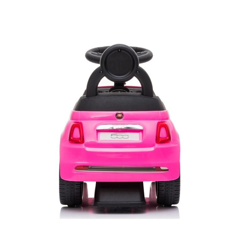 Fiat 500 Macchinina Primi Passi Cavalcabile Per Bambini Con suoni – Variante Rosa