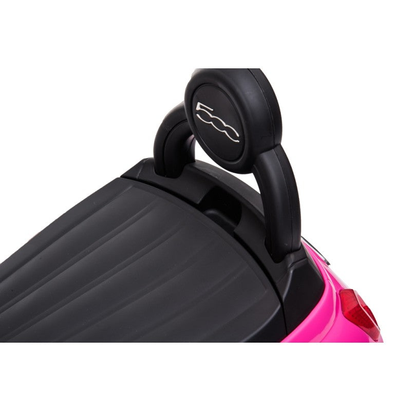 Fiat 500 Macchinina Primi Passi Cavalcabile Per Bambini Con suoni – Variante Rosa