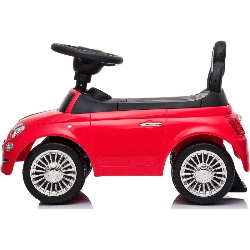 Fiat 500 Macchinina Primi Passi Cavalcabile Per Bambini Con suoni – Variante Rosso