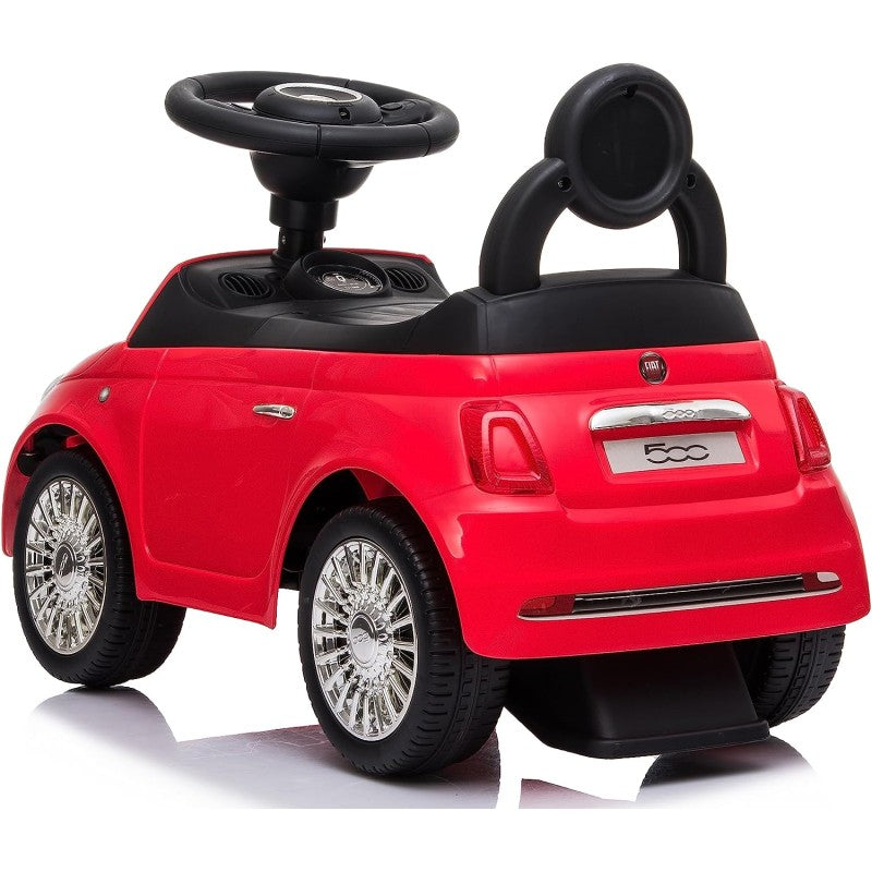 Fiat 500 Macchinina Primi Passi Cavalcabile Per Bambini Con suoni – Variante Rosso
