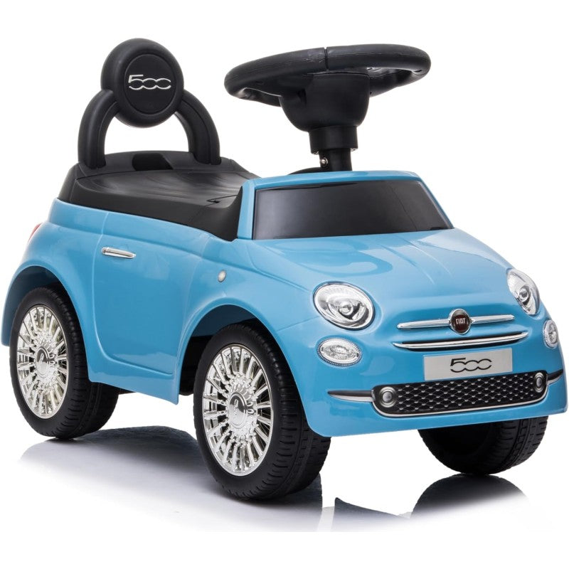 Fiat 500 Macchinina Primi Passi Cavalcabile Per Bambini Con suoni – Variante Azzurro