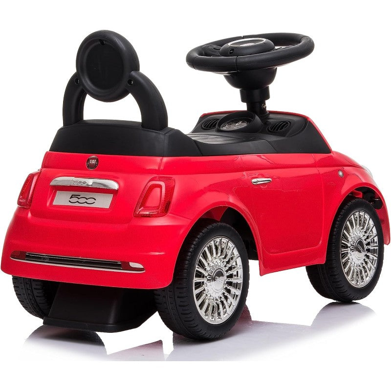 Fiat 500 Macchinina Primi Passi Cavalcabile Per Bambini Con suoni – Variante Rosso