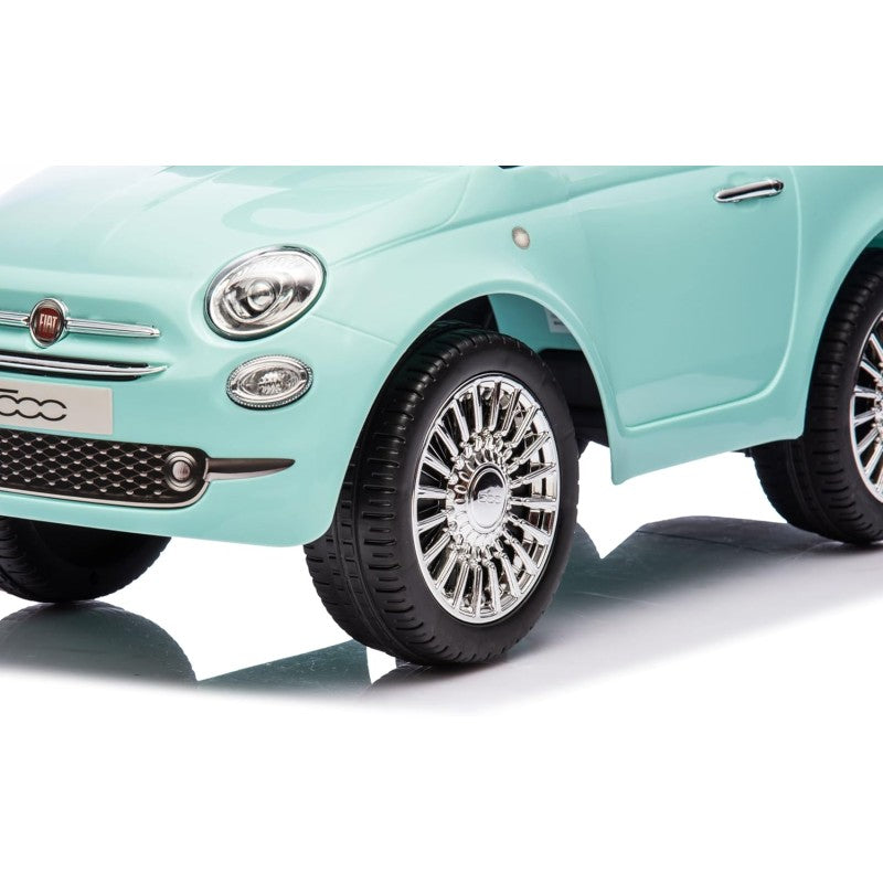 Fiat 500 Macchinina Primi Passi Cavalcabile Per Bambini Con suoni – Variante Verde Tiffany