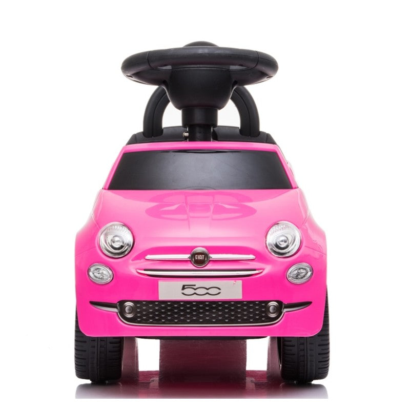 Fiat 500 Macchinina Primi Passi Cavalcabile Per Bambini Con suoni – Variante Rosa