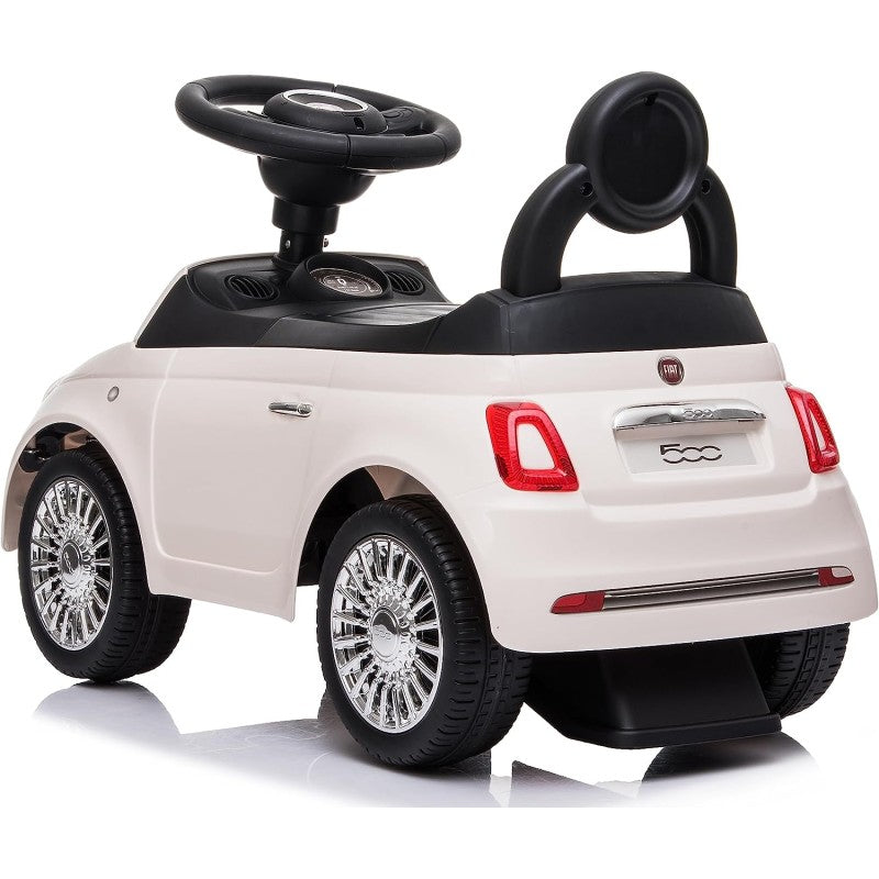 Fiat 500 Macchinina Primi Passi Cavalcabile Per Bambini Con suoni – Variante Bianco