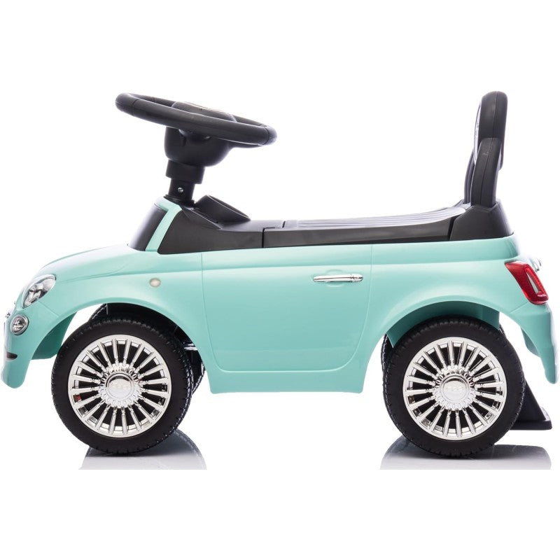 Fiat 500 Macchinina Primi Passi Cavalcabile Per Bambini Con suoni – Variante Verde Tiffany