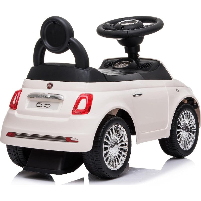Fiat 500 Macchinina Primi Passi Cavalcabile Per Bambini Con suoni – Variante Bianco