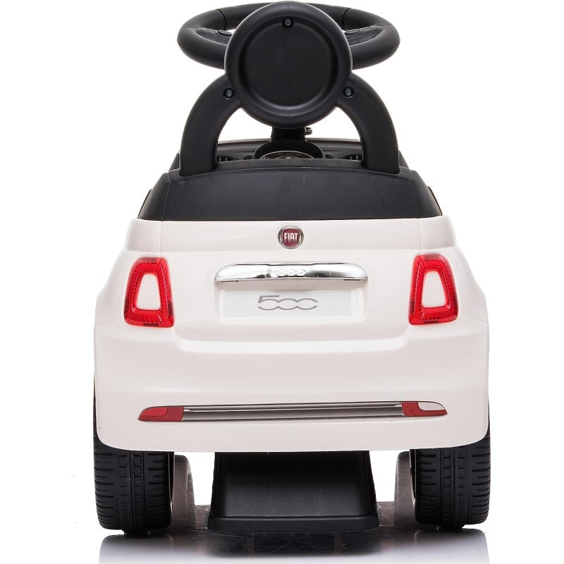 Fiat 500 Macchinina Primi Passi Cavalcabile Per Bambini Con suoni – Variante Bianco