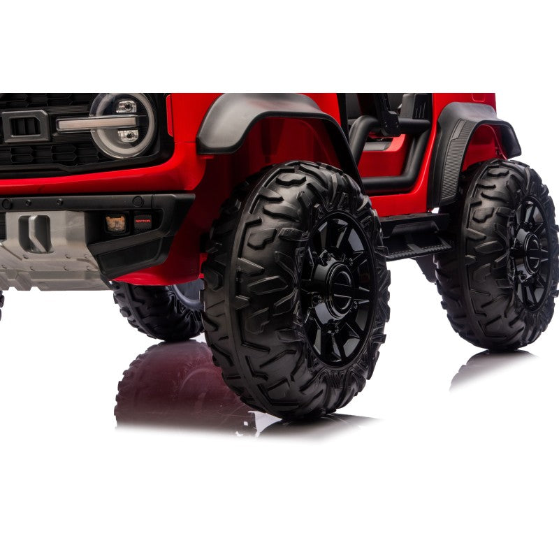 Ford Bronco 24V Set 4 Ruote in Gomma EVA XL con Copriruota