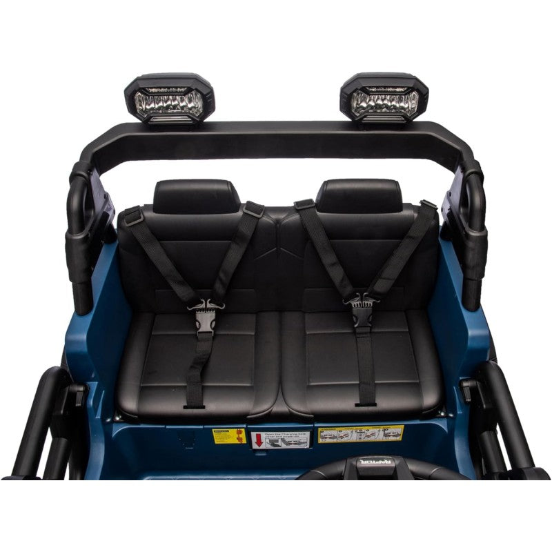 Ford Bronco Raptor 24V Auto Macchina Elettrica per Bambini 2 Posti Fuoristrada con Telecomando - RUOTE IN GOMMA EVA XL 0975 – Variante Blu