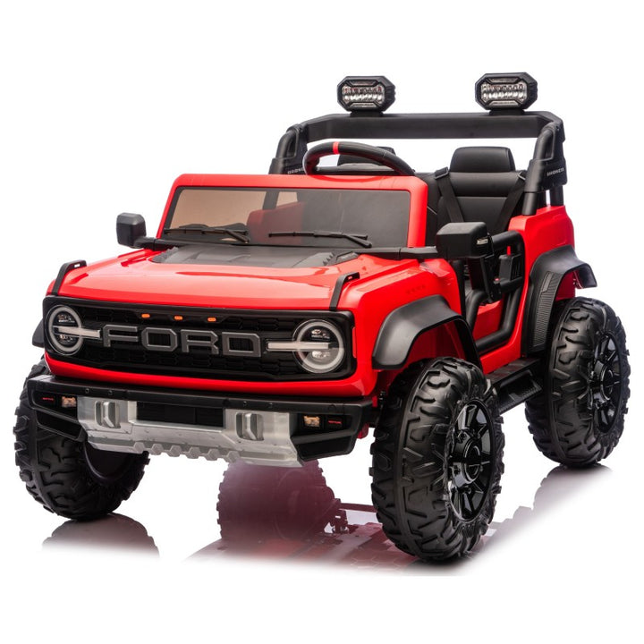 Ford Bronco Raptor 24V Auto Macchina Elettrica per Bambini 2 Posti Fuoristrada con Telecomando - RUOTE IN GOMMA EVA XL 0975
