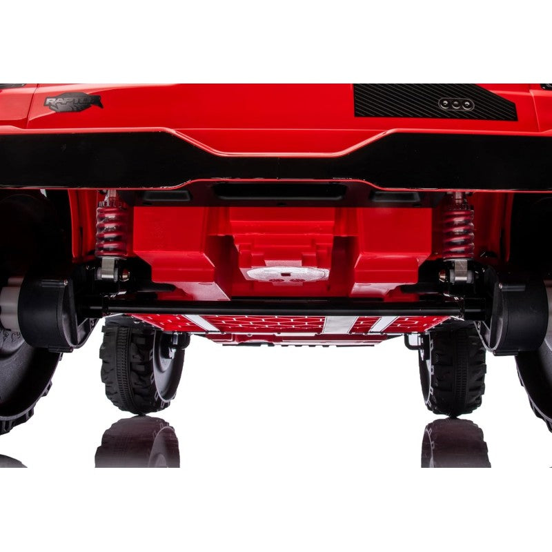 Ford Bronco Raptor 24V Auto Macchina Elettrica per Bambini 2 Posti Fuoristrada con Telecomando - RUOTE IN GOMMA EVA XL 0975 – Variante Rosso