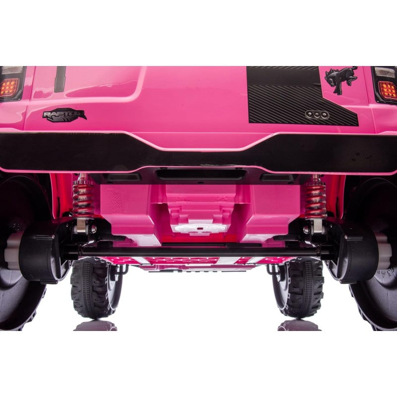 Ford Bronco Raptor 24V Auto Macchina Elettrica per Bambini 2 Posti Fuoristrada con Telecomando - RUOTE IN GOMMA EVA XL 0975 – Variante Rosa