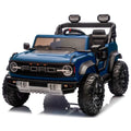 Ford Bronco Raptor 24V Auto Macchina Elettrica per Bambini 2 Posti Fuoristrada con Telecomando - RUOTE IN GOMMA EVA XL 0975 – Variante Rosso