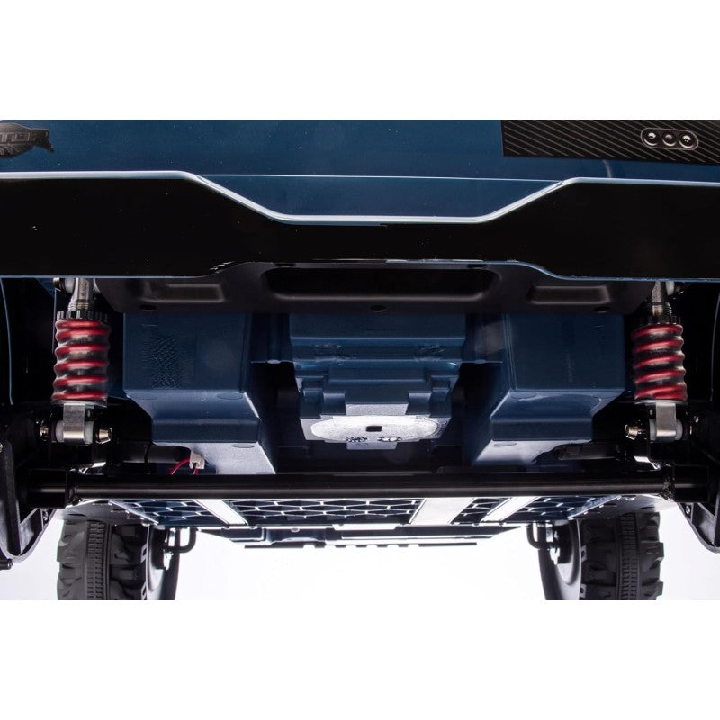 Ford Bronco Raptor 24V Auto Macchina Elettrica per Bambini 2 Posti Fuoristrada con Telecomando - RUOTE IN GOMMA EVA XL 0975 – Variante Blu