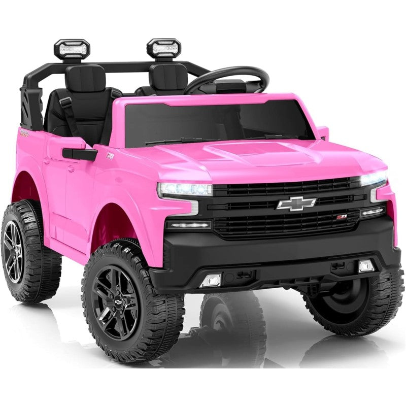 Macchina Elettrica Chevrolet Silverado ZR2 24V Maxi Fuoristrada 2 Posti per Bambini Telecomando Bluetooth Carico Massimo 60 Kg