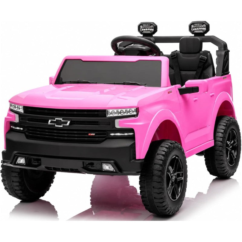 Macchina Elettrica Chevrolet Silverado ZR2 24V Maxi Fuoristrada 2 Posti per Bambini Telecomando Bluetooth Carico Massimo 60 Kg