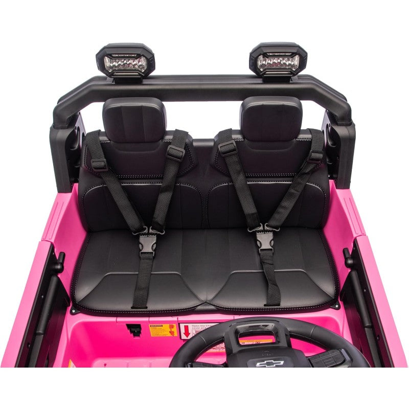 Macchina Elettrica Chevrolet Silverado ZR2 24V Maxi Fuoristrada 2 Posti per Bambini Telecomando Bluetooth Carico Massimo 60 Kg
