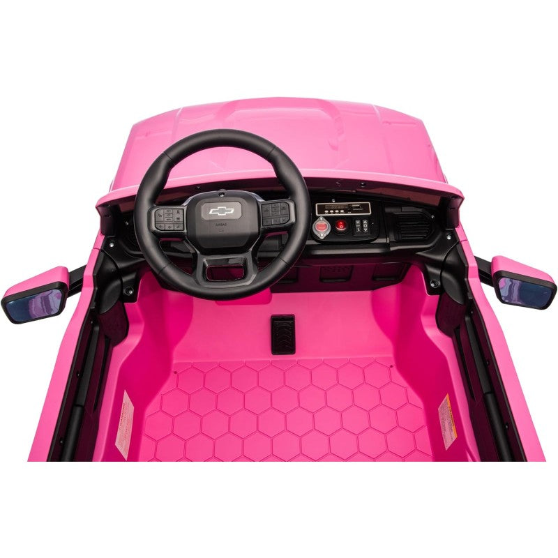 Macchina Elettrica Chevrolet Silverado ZR2 24V Maxi Fuoristrada 2 Posti per Bambini Telecomando Bluetooth Carico Massimo 60 Kg