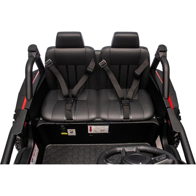 Macchina Elettrica per Bambini 2 Posti Honda Talon 24V Maxi Buggy con Ruote in Gomma e 4 Motori Potenti – Variante Rosso