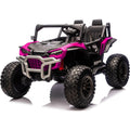 Macchina Elettrica per Bambini 2 Posti Honda Talon 24V Maxi Buggy con Ruote in Gomma e 4 Motori Potenti – Variante Rosa