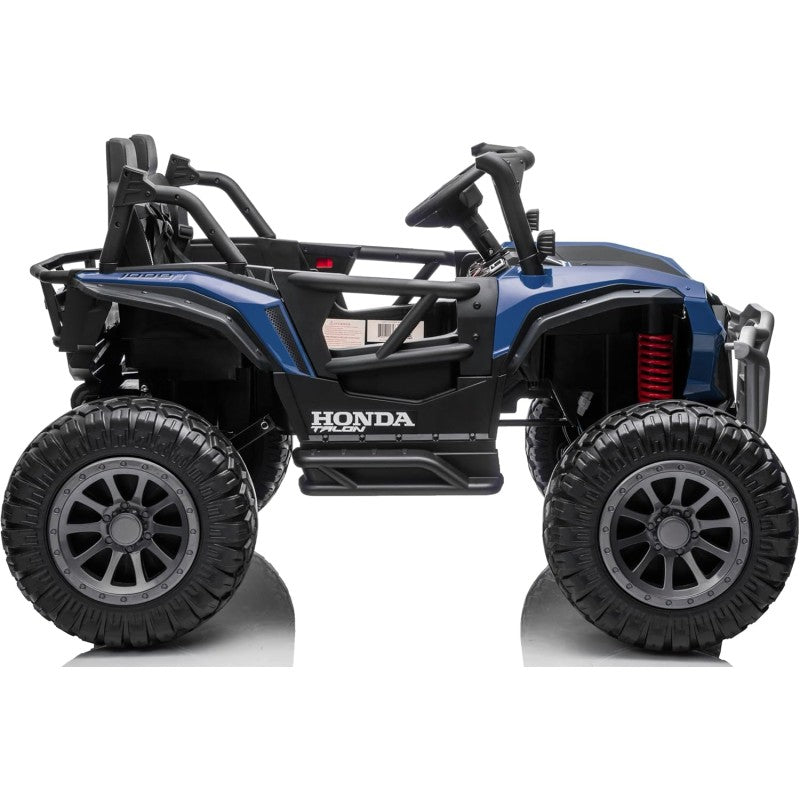 Macchina Elettrica per Bambini 2 Posti Honda Talon 24V Maxi Buggy con Ruote in Gomma e 4 Motori Potenti – Variante Blu