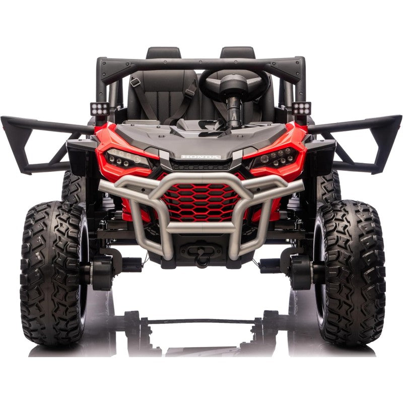 Macchina Elettrica per Bambini 2 Posti Honda Talon 24V Maxi Buggy con Ruote in Gomma e 4 Motori Potenti – Variante Rosso