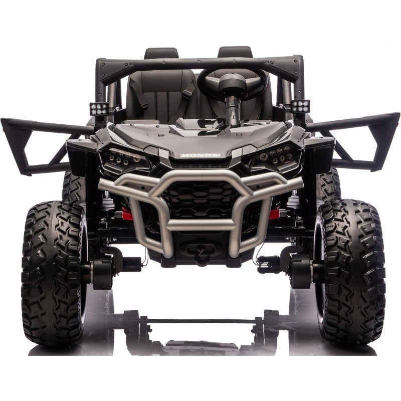 Macchina Elettrica per Bambini 2 Posti Honda Talon 24V Maxi Buggy con Ruote in Gomma e 4 Motori Potenti – Variante Nero